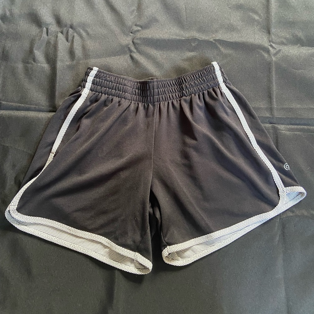 Black athletic shorts